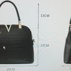 Branded Luxury V-logos Handbag Tote